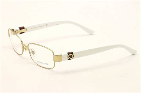 white and gold gucci picture|black and white Gucci eyeglasses.